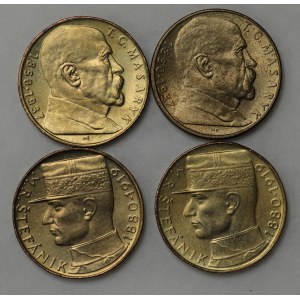 Czechoslovakia, 10 crowns 1990, 1991 2 x 1993 - set of 4 pieces