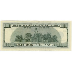 Stany Zjednoczone Ameryki, 100 dolarów 1996