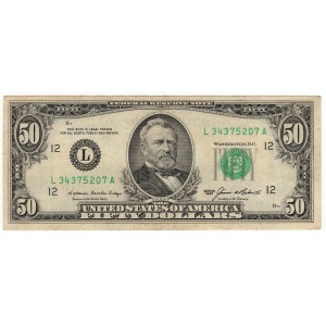 United States of America, $50 1985