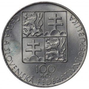 Czechoslovakia, 100 crowns 1990