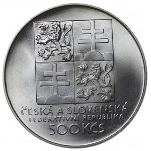 Czechosłowacja, 500 koron 1993 - Czechosłowacki Tenis