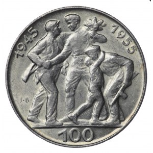 Czechosłowacja, 100 koron 1955, 10. Rocznica Wyzwolenia