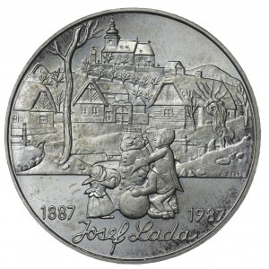 Czechoslovakia, 500 crowns 1987, Josef Lada 100th birth anniversary