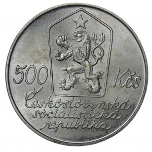 Czechoslovakia, 500 crowns 1987, Josef Lada 100th birth anniversary