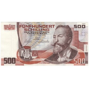 Austria, 500 schilling 1985