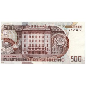 Austria, 500 schilling 1985