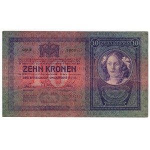 Austria, Austrowęgry, 10 koron 1904
