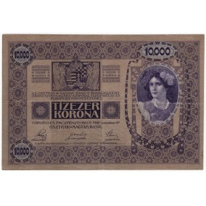Austria, Austrowęgry, 10 000 koron 1918