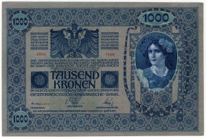 Austria, Austria-Hungary, 1000 crowns 1902