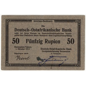 Germany, East Africa, 50 rupees 1915