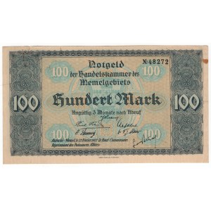 Litwa, Memel, 100 mark 1922