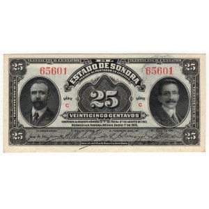 Mexico, 25 centavos 1915