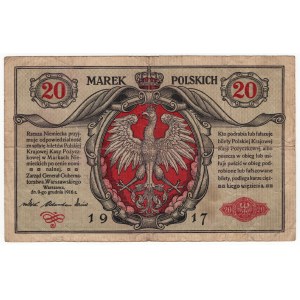 Polska, 20 marek polskich 1916, Generał, seria A