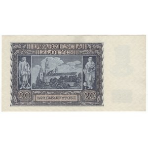 Polsko, 20 zlotých 1940, série L