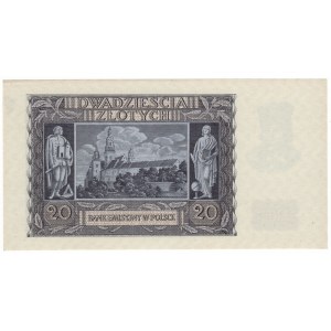 Polsko, 20 zlotých 1940, série K