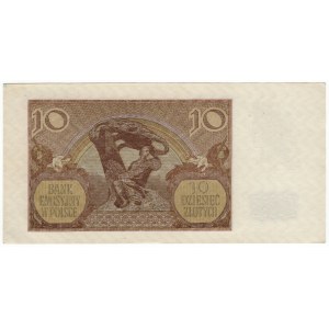 Polsko, 10 zlotých 1940, série J