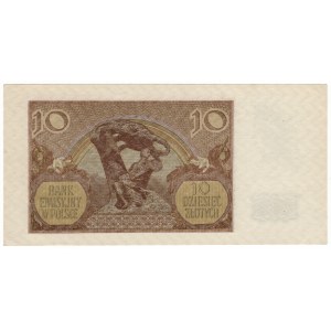 Polsko, 10 zlotých 1940, série J
