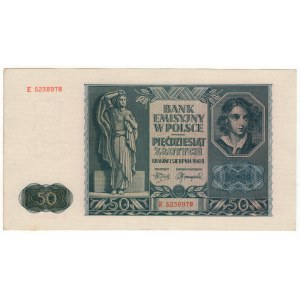Poland, 50 zloty 1941, E series