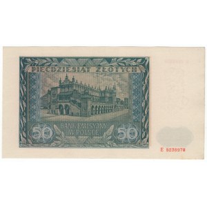 Poland, 50 zloty 1941, E series