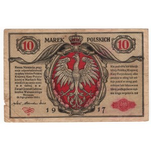 Poland, 10 Polish marks 1916, General, series A