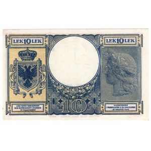 Albania, 10 lek 1940 - włoska okupacja