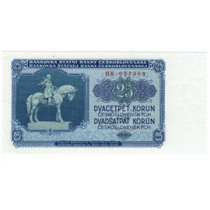 Czechosłowacja, 25 korun 1953