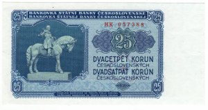 Czechoslovakia, 25 korun 1953