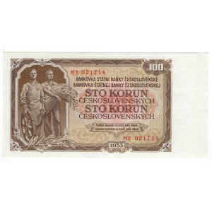 Czechosłowacja, 100 korun 1953