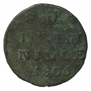Pomorze, Gustaw IV Adolf, 3 fenigi 1806, Strzałów