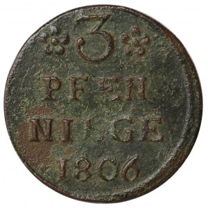 Pomerania, Gustavo IV Adolfo, 3 feniges 1806, Frecce
