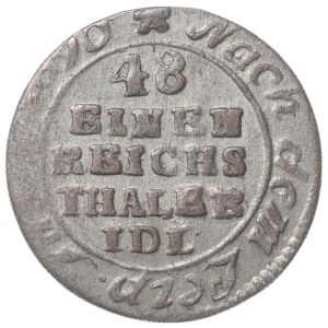 Pomerania, Reign of Sweden, Adolf Frederick, 1/48th of the Arrow thaler 1763 IDL