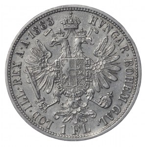Austria, 1 floren 1883