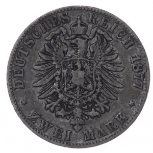 Niemcy, Prusy, 2 marki 1877 C