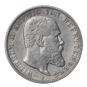 Germany, Kingdom of Württemberg, 2 marks 1892 F