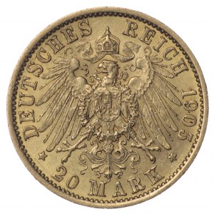 Germany, Prussia, 20 marks 1905 A