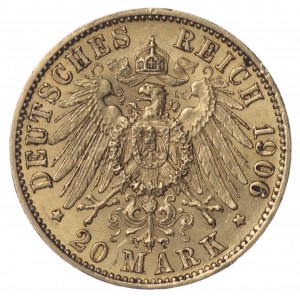 Germany, Prussia, 20 marks 1906 A
