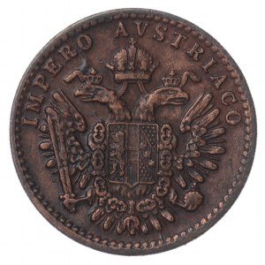 Itálie, 3 centesimi 1852