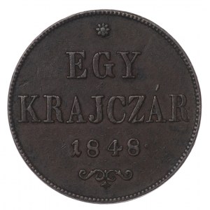 Węgry, 1 krajczar 1848