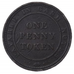 Wielka Brytania, 1 penny 1812, token