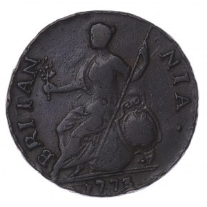 United Kingdom, 1/2 penny 1773