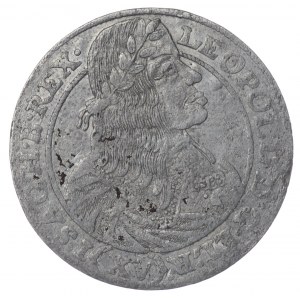 Śląsk, Leopold I, 15 krajcarów 1663 GH, Wrocław