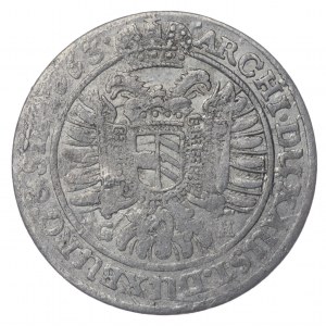 Śląsk, Leopold I, 15 krajcarów 1663 GH, Wrocław