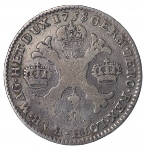 Austria, Netherlands, Maria Theresa, 1/2 thaler 1758