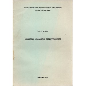 Mennictwo Cesarstwa Bizantyńskiego - Maciej Salamon, 1980
