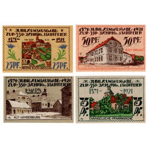 Węgorzewo (Angerburg), set of 4 pieces