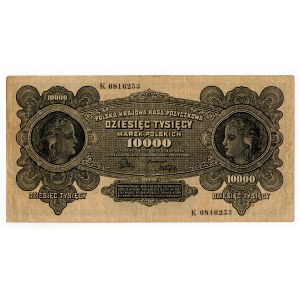 Polska, 10 000 marek polskich 1922, seria K