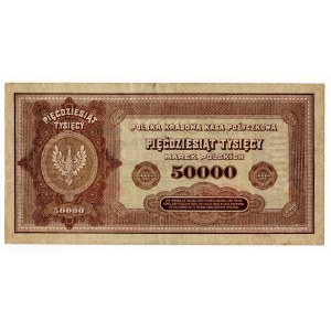 Poland, 50,000 Polish marks 1922, M series