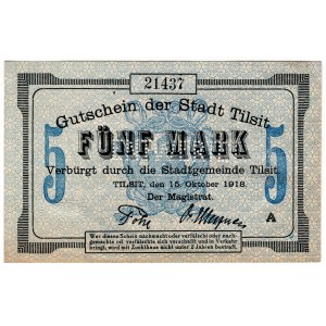 Tylża (Tilsit), 5 marek 1918 - ENTWERTET