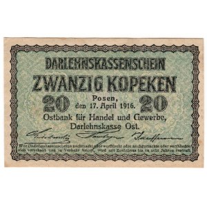 Poznan (Posen), 20 kopecks 1916