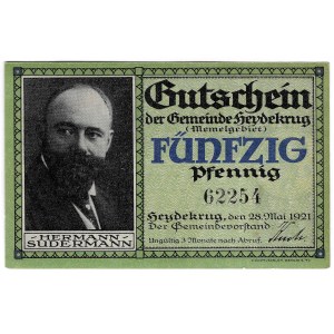 Szylarczma (Heydekrug), 50 pfennig 1921